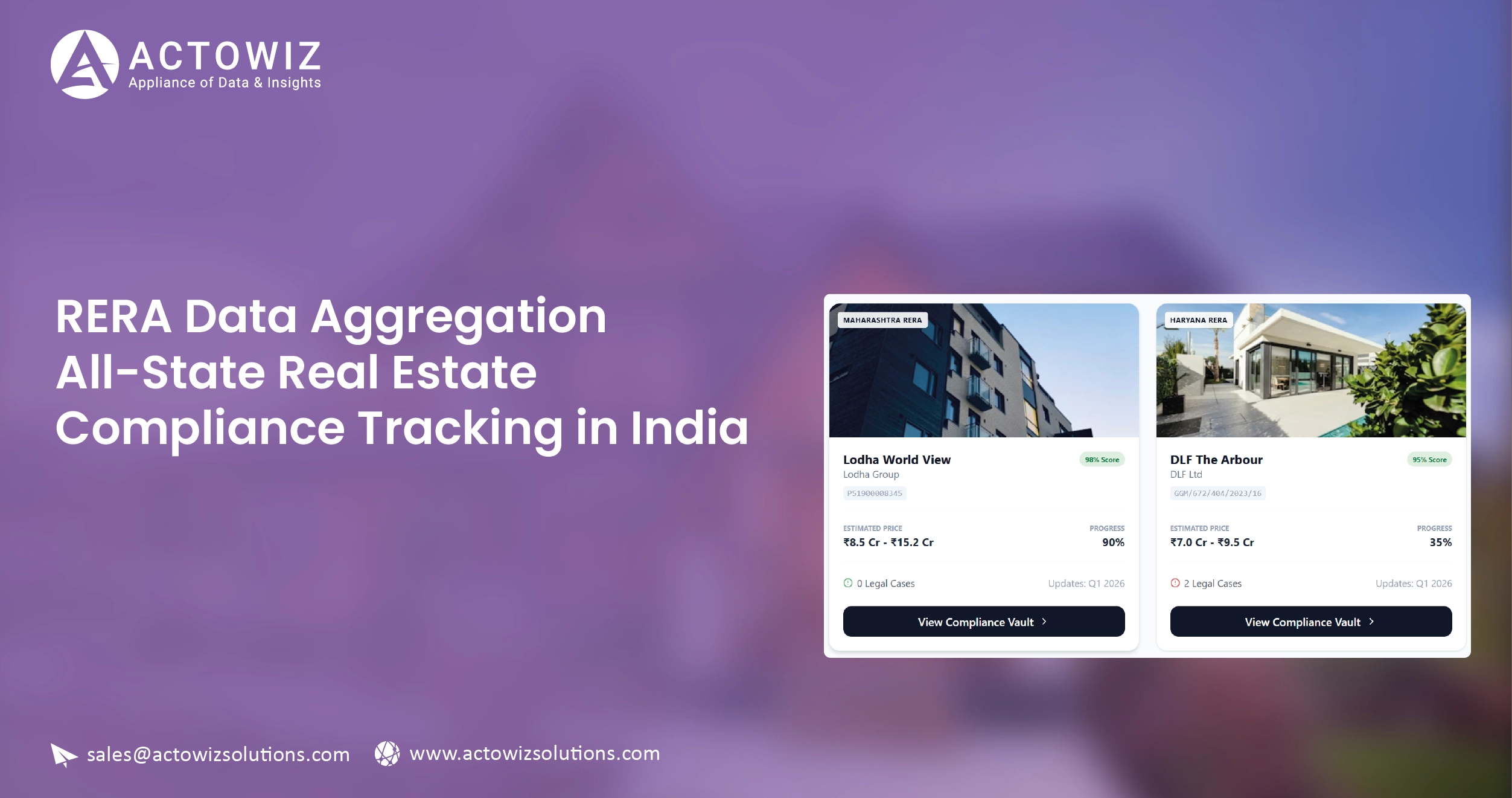 RERA Data Aggregation — All-State Real Estate Compliance Tracking in India
